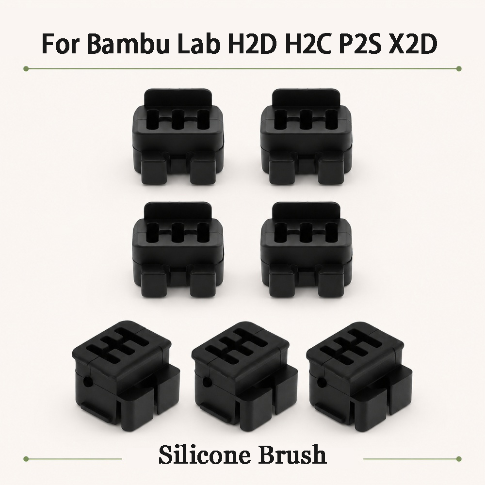 Pastry Brush Silicone - Silicone Brush Nozzle Wiper For Bambu