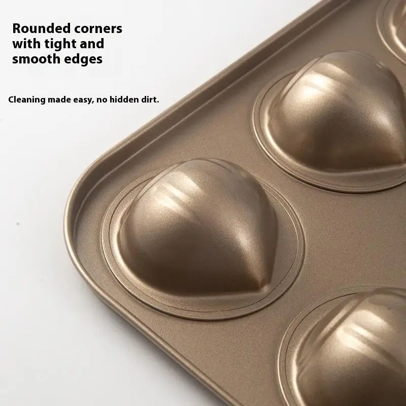 Hot Sale 1Pcs 6/9 Cavity Chest - огляд і ціна Kitchen Baking Pans For Sale
