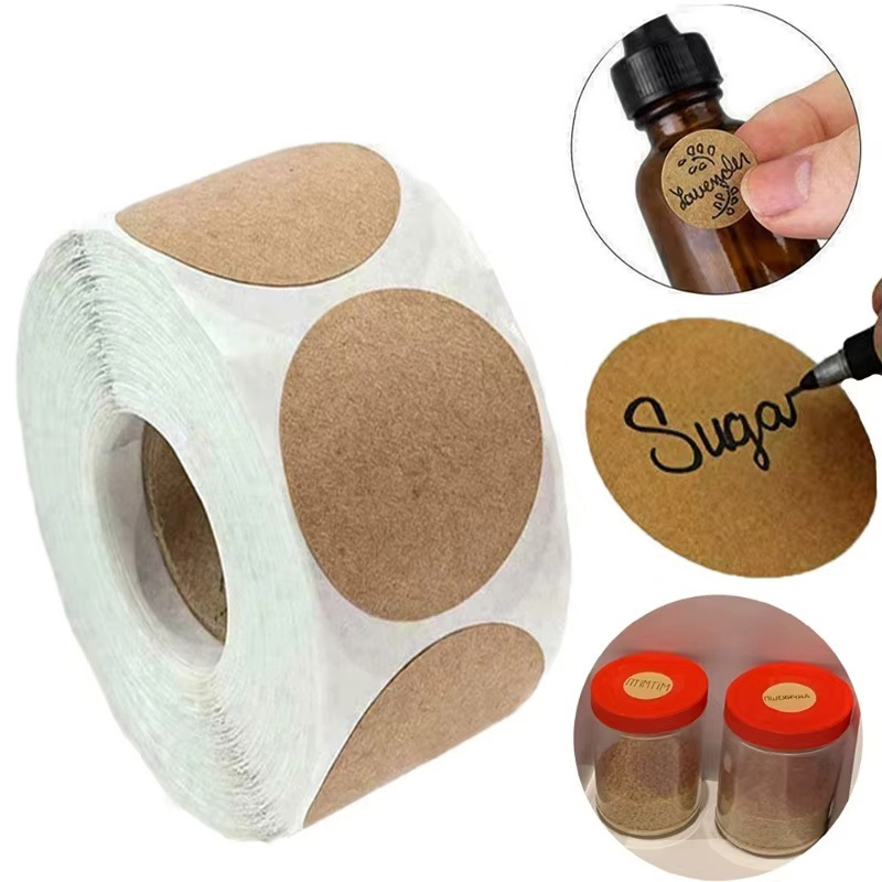 1Roll Stickers Round Blank Sel - огляд і ціна Kitchen.Baking Labels