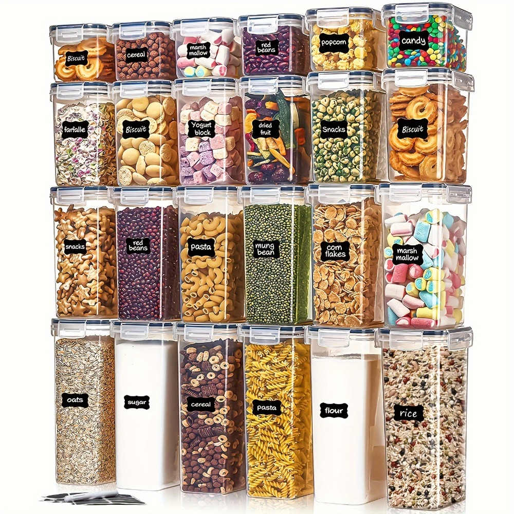 24Pcs Food Storage Containers  - огляд і ціна Kitchen Uncle