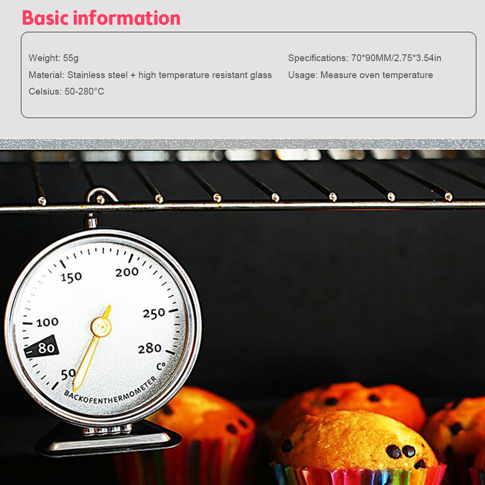 50-280 Celsius Oven Thermomete - огляд і ціна Oven Thermometer Analog