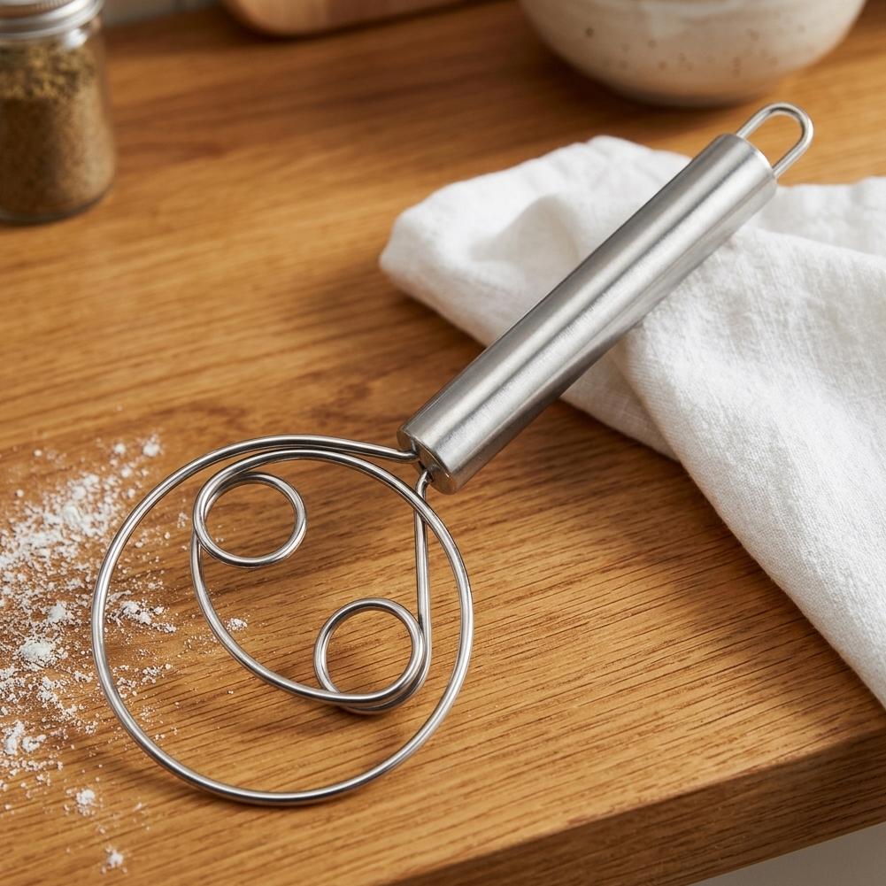 Dough Whisk Bread Mixer Stainl - огляд і ціна Bread Baking Kitchen Utensils