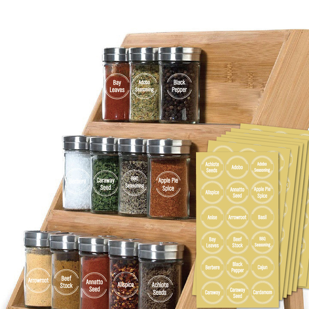 144pcs Spice Jar Labels Sticke - огляд і ціна Kitchen.Baking Labels