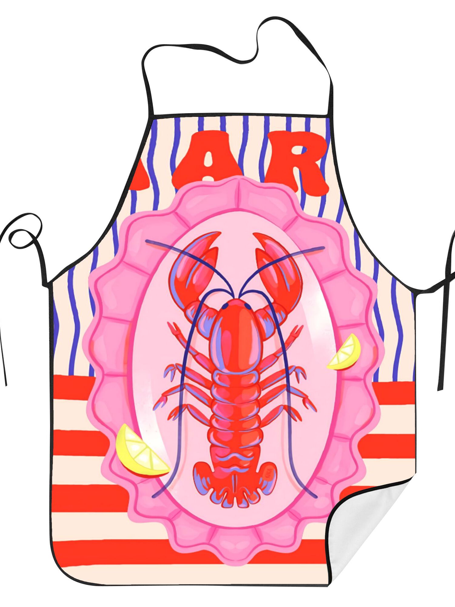 Retro Lobster Print Kitchen Ap - огляд і ціна Kitchen.Baking Labels