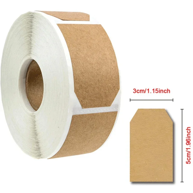 300Pcs Kraft Sticker Handwritt - огляд і ціна Kitchen.Baking Labels