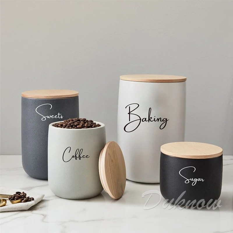 Kitchen Organization Canister  - огляд і ціна Kitchen.Baking Labels