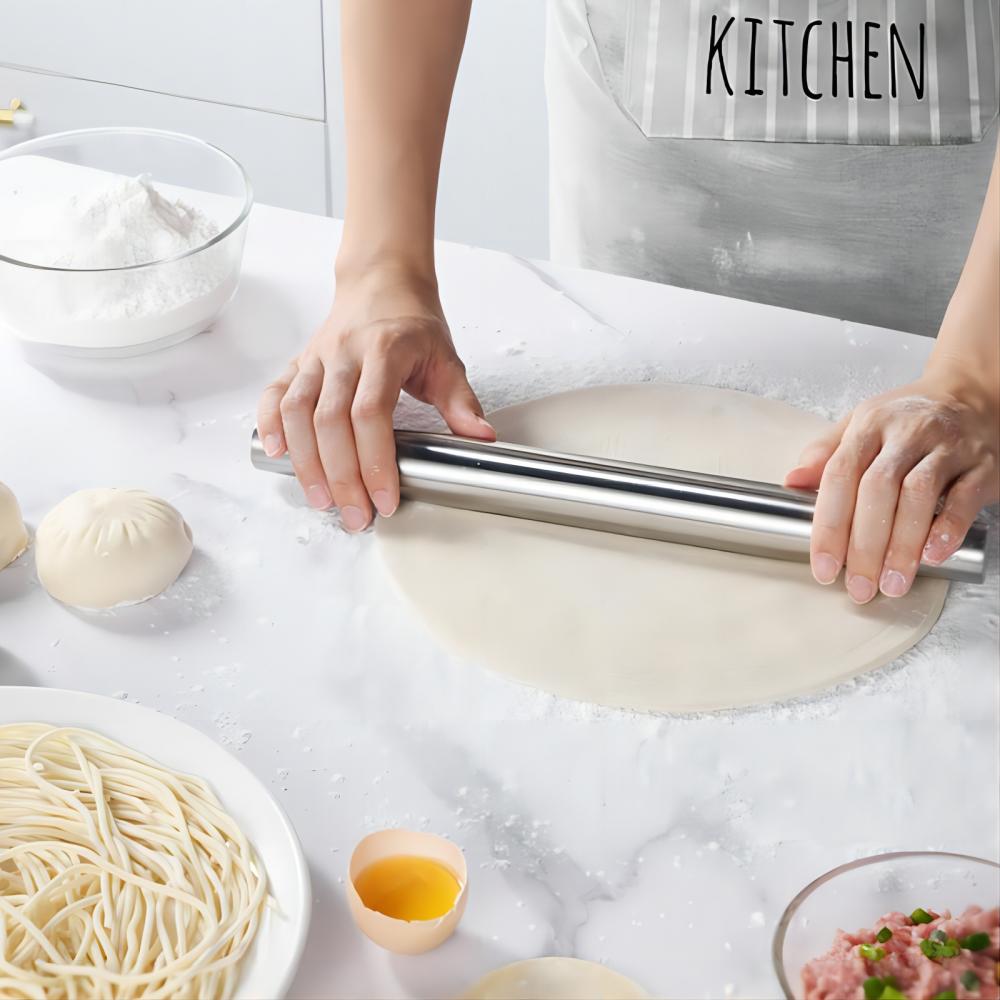 Stainless Steel Rolling Pin Ba - огляд і ціна Bread Baking Kitchen Utensils