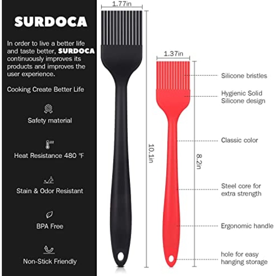 Silicone Pastry Basting Brush  - огляд і ціна Pastry Brush Silicone