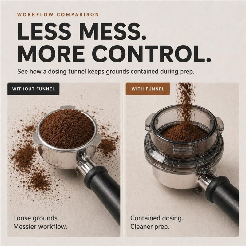 B15C Dosing Funnel 54Mm Twist- - огляд і ціна Breville Espresso Barista Touch