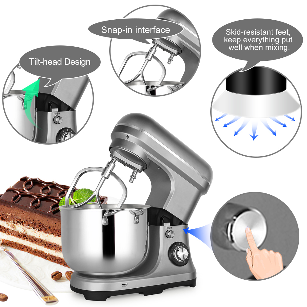11L 2000W Large Powerful Elect - огляд і ціна Kitchen Baking Mixer