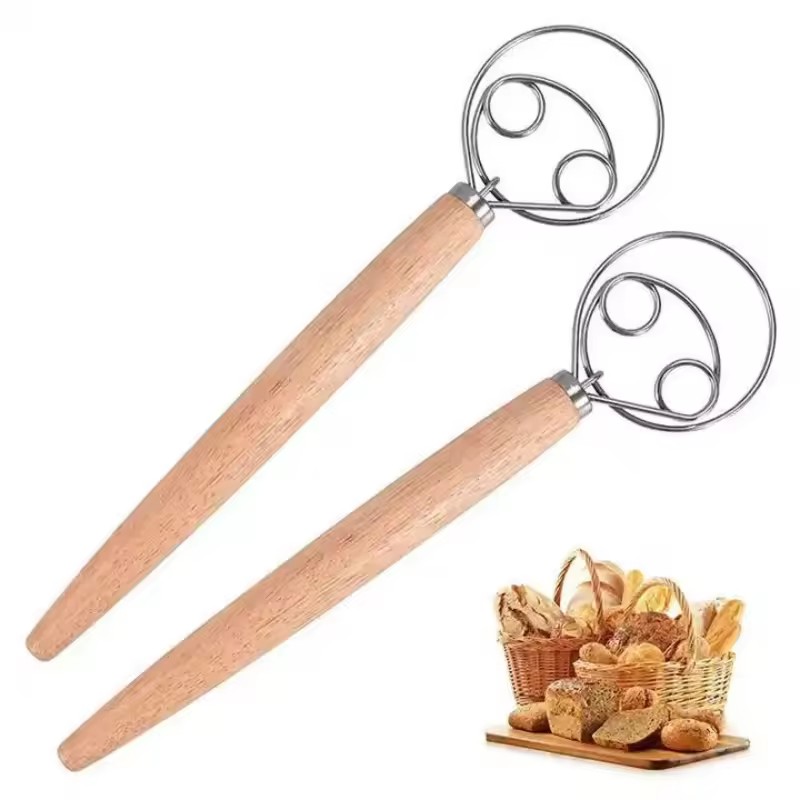 Stainless Steel Dough Whisk –  - огляд і ціна Bread Baking Kitchen Utensils