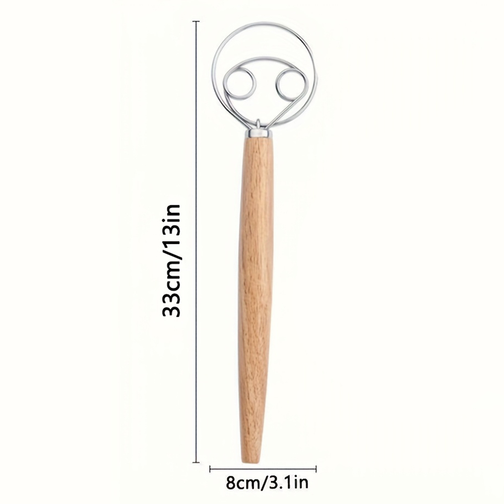 Stainless Steel Dough Whisk –  - огляд і ціна Bread Baking Kitchen Utensils