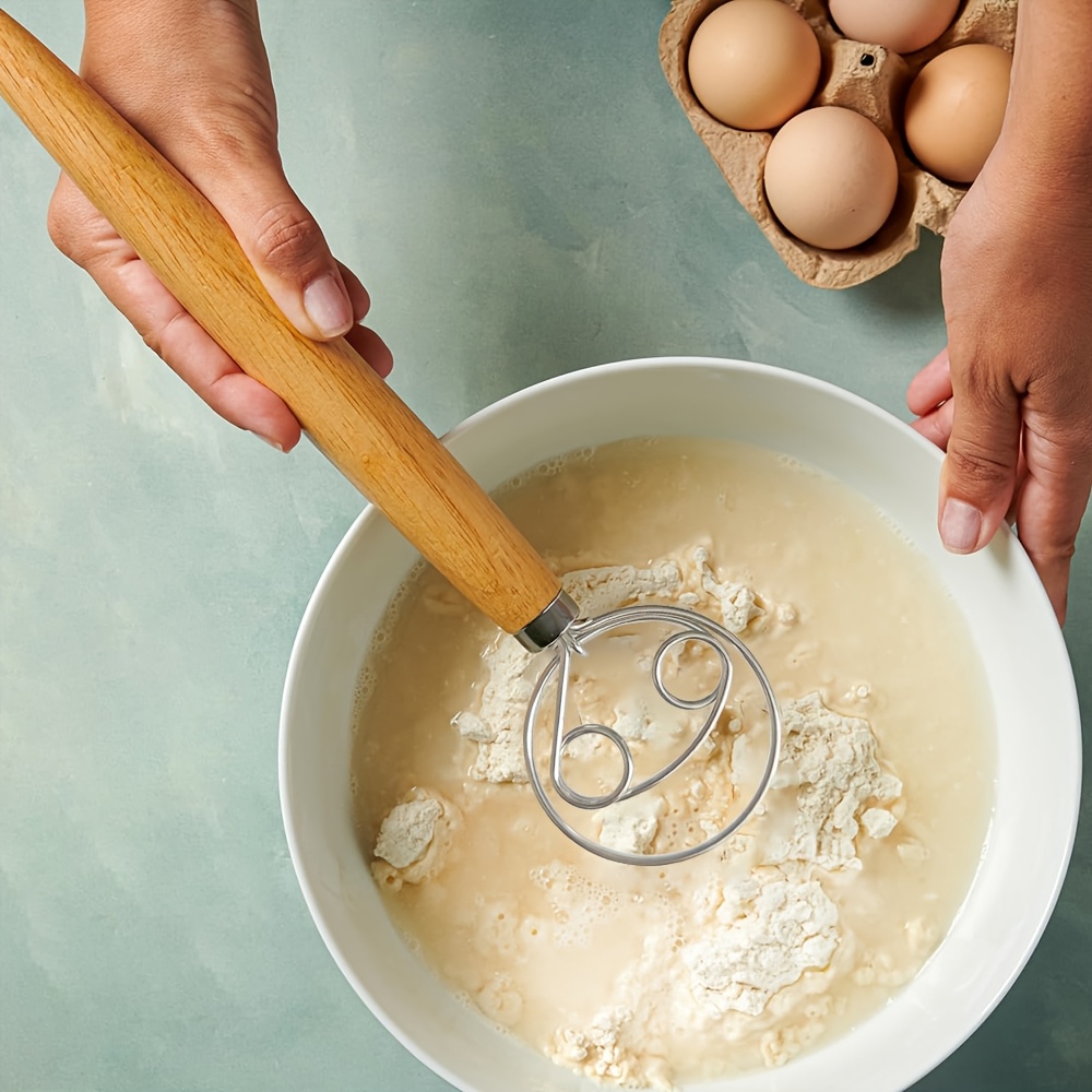 Stainless Steel Dough Whisk –  - огляд і ціна Bread Baking Kitchen Utensils
